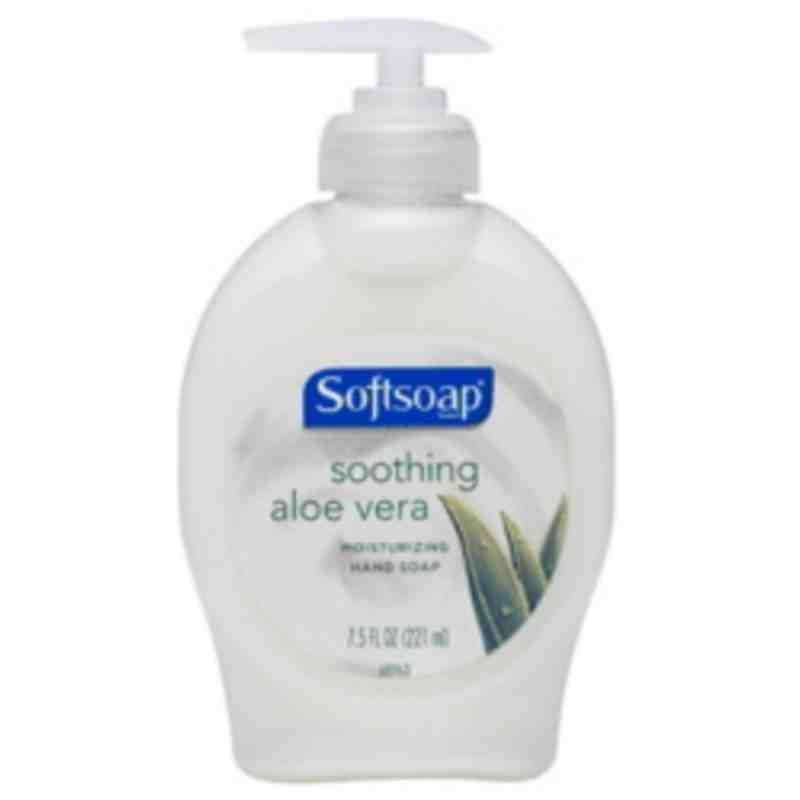SOFT SOAP, Lotion Hand Soap 7.5 Fl Oz, Liquid, Aloe Vera Scent, Case of 6 - [DefendUse.com] - US0468A - Hand Soap Bottles/Jugs