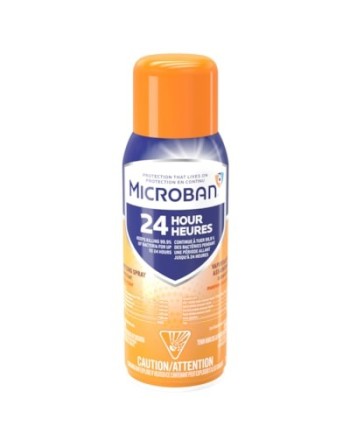 Microban 24-Hour Sanitizing Aerosol Spray, Citrus Scent, 354 g, Case of 6 - 1 - 37000-48688 - 