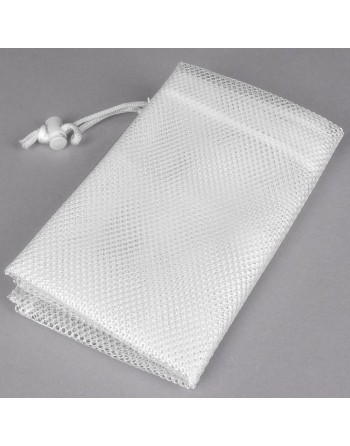Rubbermaid FGU21000WH00 24 1/8" x 36" Synthetic Mesh Commercial Laundry Bag with Drawstring - [Cleaning Supplies Canada Discount