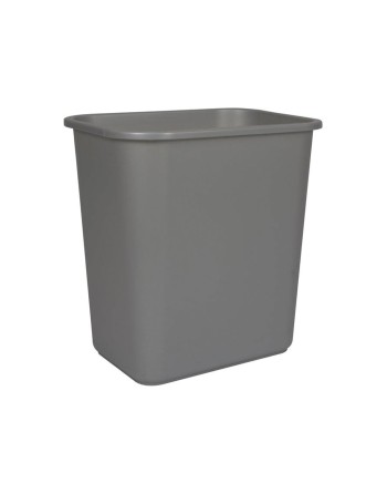 GLOBE 9757GRY 39 L Soft Wastebaskets - Grey - [DefendUse.com] - 9757GRY - Wastebasket