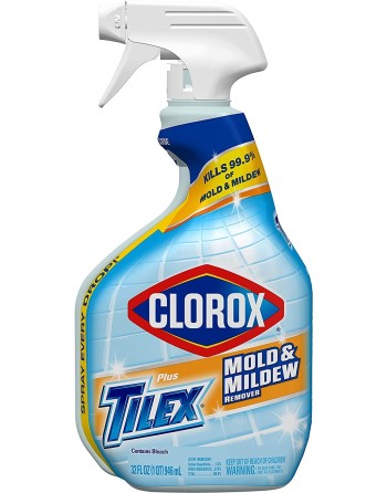 Tilex® 12438 Instant Mildew Remover Trigger Spray (32 fl. oz.), 946-mL, Case of 9x946ml - [DefendUse.com] - 12438 - Tilex