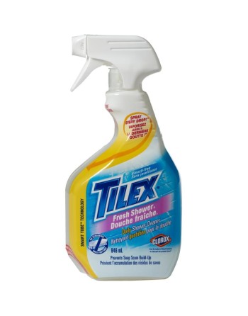 Tilex® 12440 Fresh Shower Daily Shower Cleaner Spray, Case of 9 x 946ml - [DefendUse.com] - 12440 - Tilex