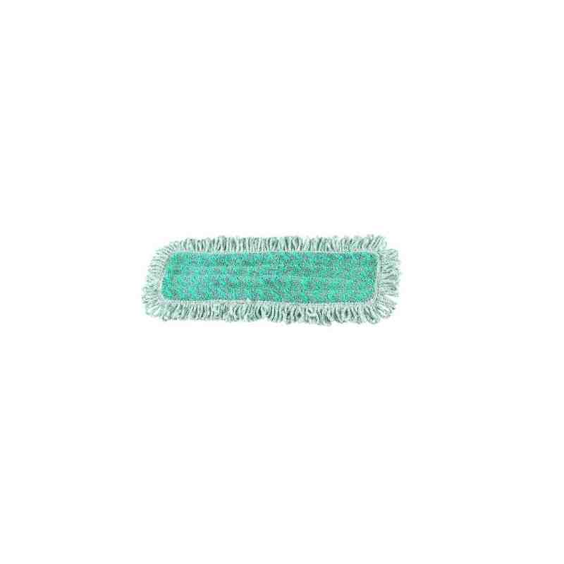 GLOBE Green Microfiber Dry Pad With Fringe - 18 Inch, Pack of 10 - [Cleaning Supplies Canada Discounts] - 3320 - [DefendUse.com]