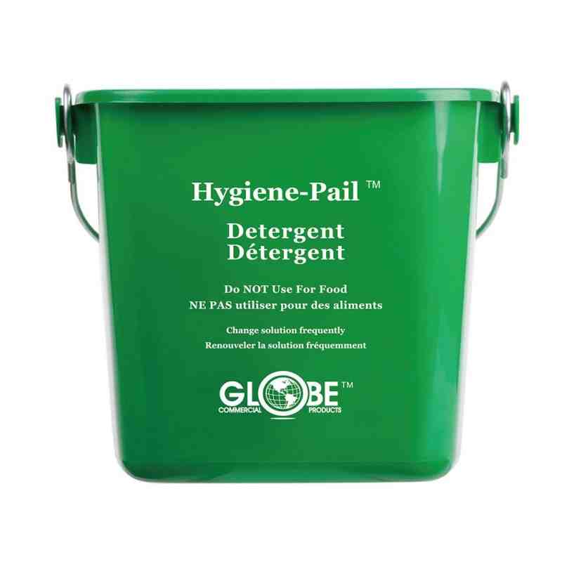 GLOBE 6 Qt Sanitizing Hygiene–Pail® - Green - [Cleaning Supplies Canada Discounts] - 3616G - [DefendUse.com]