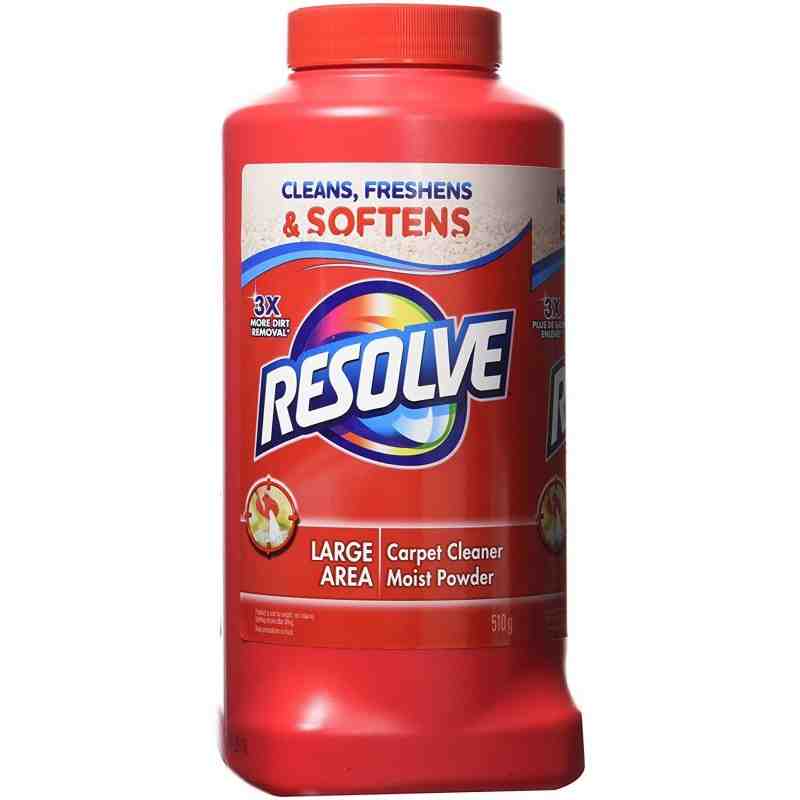 Resolve 59631-82924 Carpet Cleaner, Clean & Fresh, Powder, 510 g, Large Area, 3X more dirt removal, Case of 6 - [DefendUse.com] 