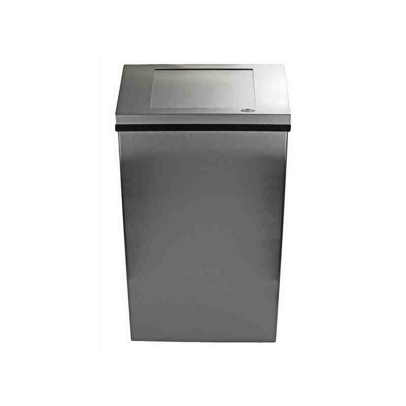 FROST, Waste Receptacle 11G, Wall, 16x7.5x33" w/Liner, Stainless Steel - [DefendUse.com] - 303-3 - Frost Commercial Cleaning
