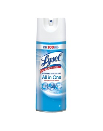 Lysol® 59631-34052 Disinfectant Spray, Crisp Linen, Case of 12 x 350g [CB340525] - [DefendUse.com] - 59631-34052 - Lysol® Cleani