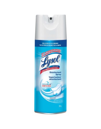 Lysol® 59631-34052 Disinfectant Spray, Crisp Linen, Case of 12 x 350g [CB340525] - [DefendUse.com] - 59631-34052 - Lysol® Cleani