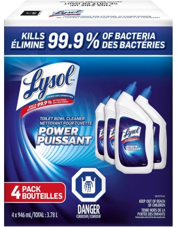 Lysol Toilet Bowl Cleaner, 946mL, Case of 4 - [Cleaning Supplies Canada Discounts] - 59631-77922 - [DefendUse.com]