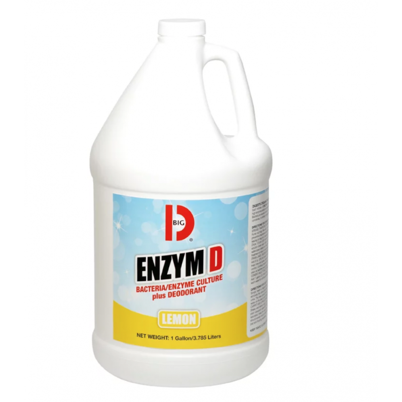 BIG D® ENZYME D 1qt 12/pk - Lemon Scent, Case of 12 - [Cleaning Supplies Canada Discounts] - 500-QT - [DefendUse.com]