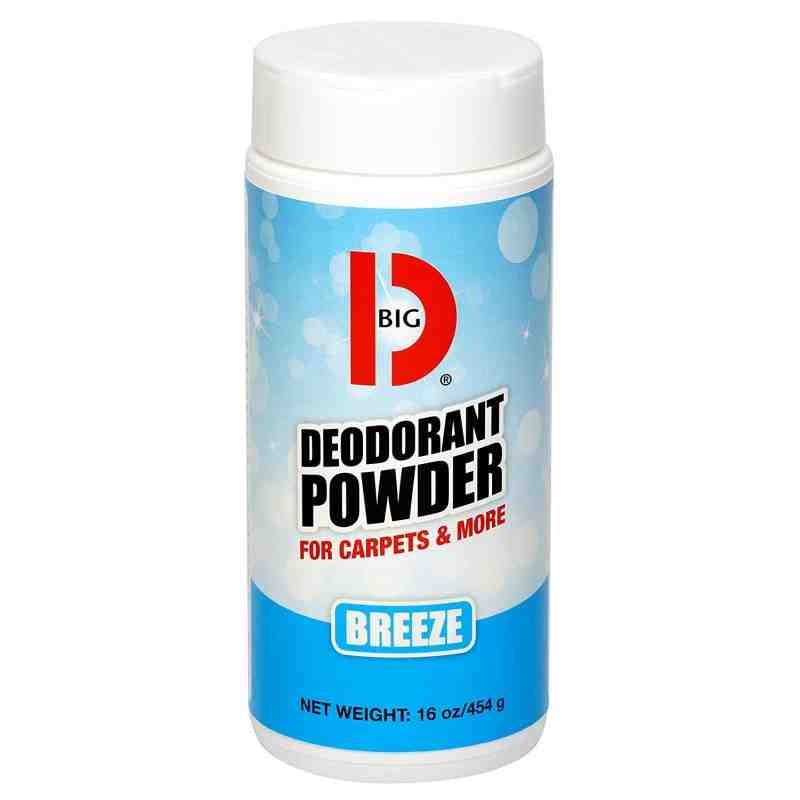 Big D 176 Powder Deodorizer for Carpets & More, Breeze Scent, 16 oz (Pack of 12) - [DefendUse.com] - 176 - Big D®
