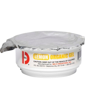 BIG D, Organic Deodorant Gel Cup 12/pk - Lemon - [Cleaning Supplies Canada Discounts] - 110 - [DefendUse.com]