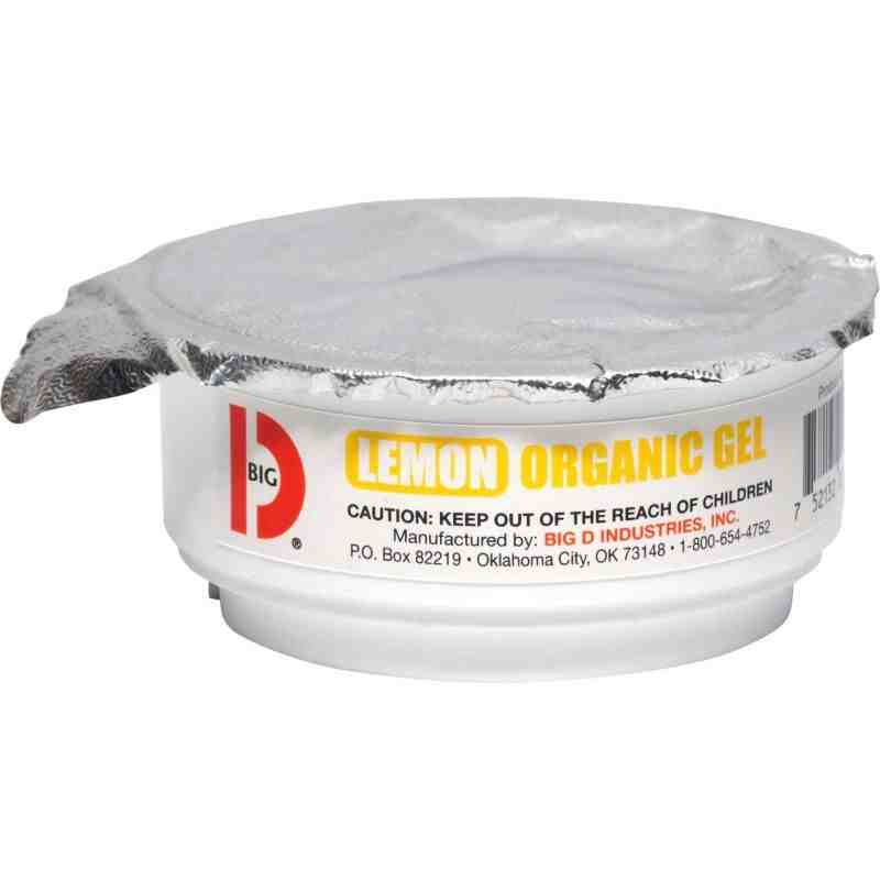 BIG D, Organic Deodorant Gel Cup 12/pk - Lemon - [Cleaning Supplies Canada Discounts] - 110 - [DefendUse.com]