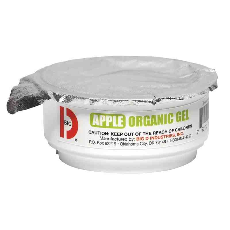 BIG D, Organic Deodorant Gel Cup 12/pk - Apple Scent - [DefendUse.com] - 111 - Big D®