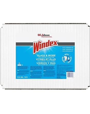 SC JOHNSON 10019800707580 Windex® Glass Cleaner with Ammonia-D®, Bag Container Size: 5 gal. - [DefendUse.com] - 10019800707580 -