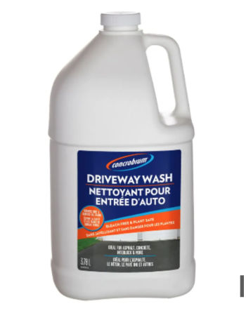 CONCROBIUM 3304422 Driveway Wash, Case of 4/3.78L - [DefendUse.com] - 3304422 - Concrobium
