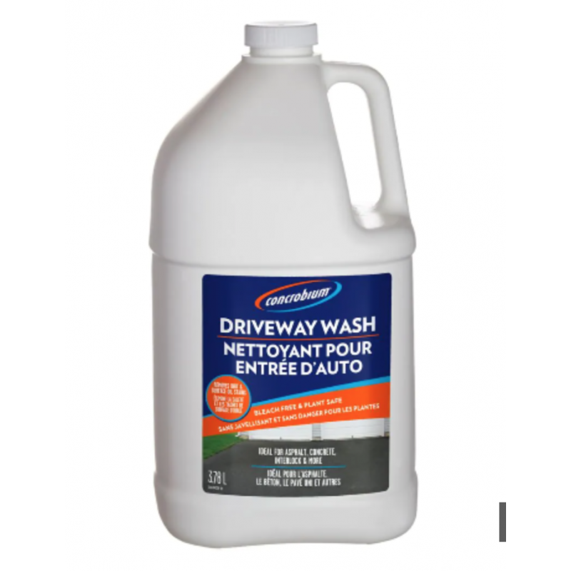 CONCROBIUM 3304422 Driveway Wash, Case of 4/3.78L - [DefendUse.com] - 3304422 - Concrobium