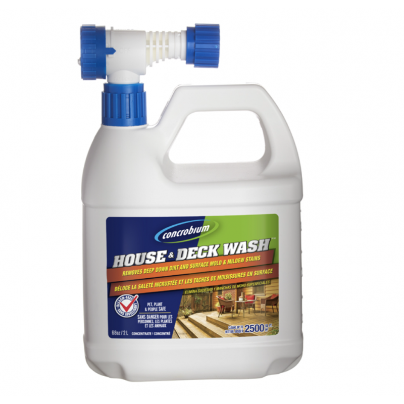 CONCROBIUM 126056  House & Deck Wash, Case of 6/2L - [DefendUse.com] - 126056 - Concrobium