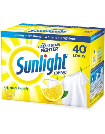 Sunlight® HE Ultra Powder Laundry Detergent, Morning Fresh, 40 Wash Loads 2.2 Kg, Case of 4 Boxes - [DefendUse.com] - CB450036 -