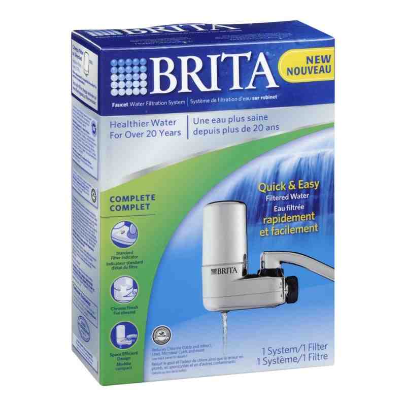 BRITA On Tap Faucet Water Filter System Chrome, Case of 4 - [Cleaning Supplies Canada Discounts] - 635214 - [DefendUse.com]