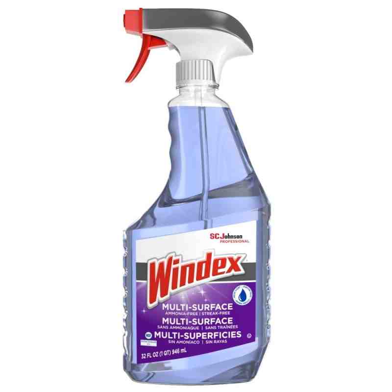 SC Johnson Windex® 10019800003149 32 oz. Non-Ammoniated Multi-Surface Cleaner, Case of 8 - [DefendUse.com] - 10019800003149 - Wi