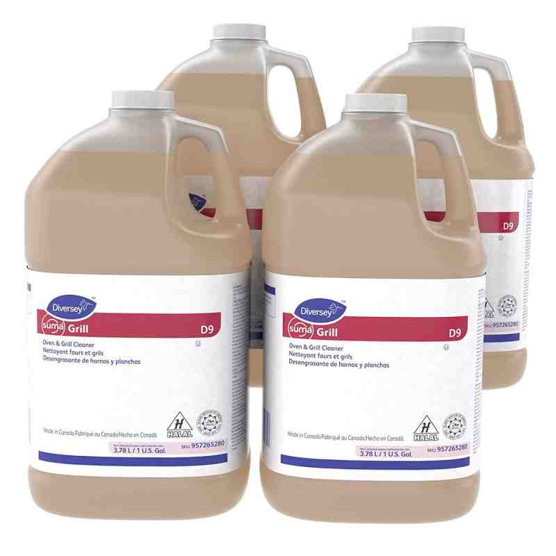 Diversey 957265280 Suma Oven and Grill Cleaner, Ready-to-Use, 3.78 L/1-Gallon (Pack of 4) - [DefendUse.com] - 957265280 - Divers