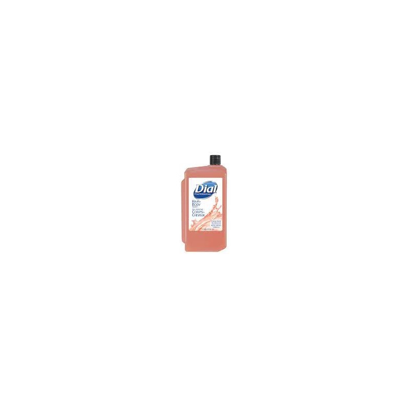 Dial Corporation 2340004029 Hair & Body Wash, 1 Liter, 8/cs (80 cs/plt) - [DefendUse.com] - 2340004029 - Sanitary Hair & Body Wa