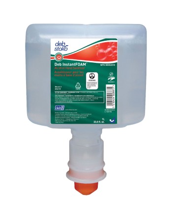 SC JOHNSON IFS1TF InstantFoam® Sanitizer Alcohol Content: 72% Container Type: Cartridge Refill, 1000 ml, Unscented, Case of 3 - 