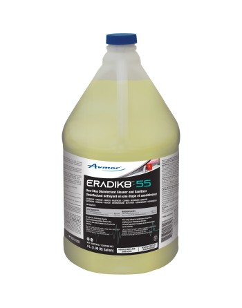 AVMOR  Eradik8™·55 One-Step Disinfectant Cleaner & Sanitizer, Jug Container Size: 4 L, Case of 4 - [DefendUse.com] - 2455278001 