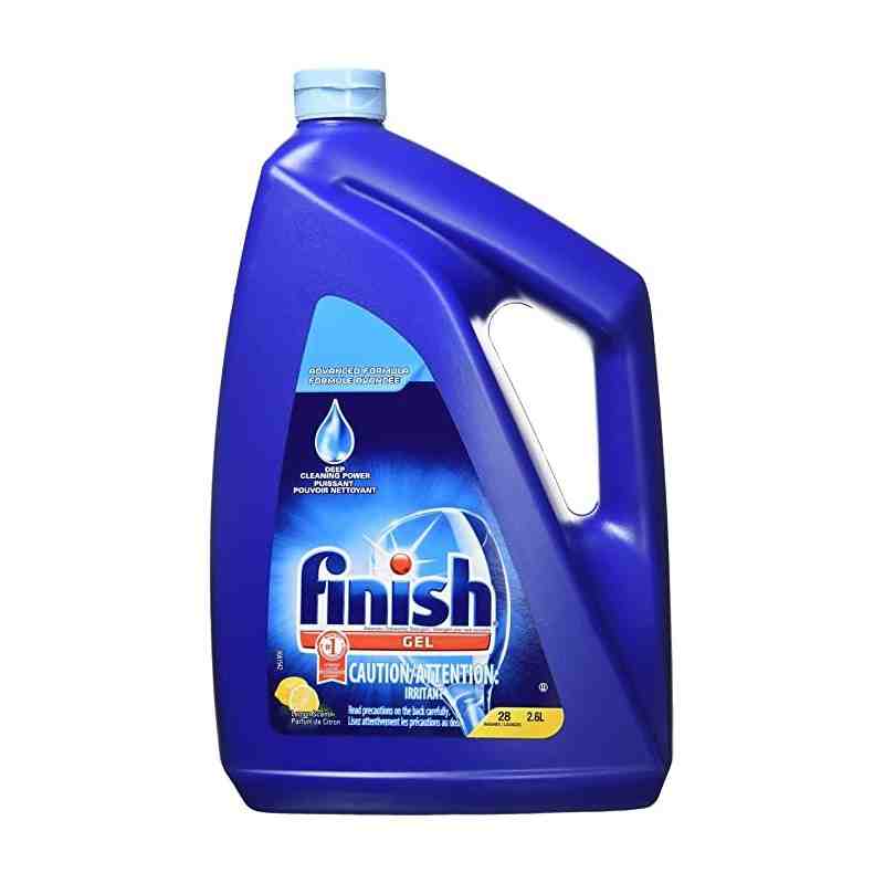 Finish® Auto Dish Detergent Gel - Lemon Scent, 1.6 L, NA, Case of 6 - [DefendUse.com] - CB315144 - Finish®