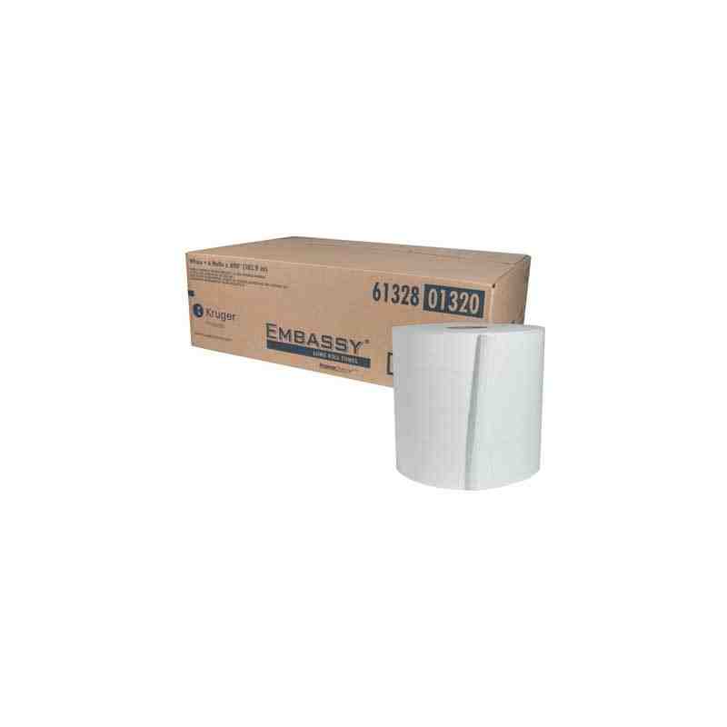 Kruger 01320 Embassy Center Pull Towel, 2Ply, 600 Feet, Case of 6 - [DefendUse.com] - 01320 - Center Pull Towels