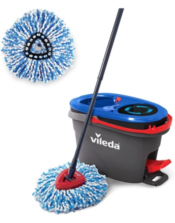 VILEDA EasyWring RinseClean Spin Mop & Bucket System with 1 Extra Refill - [DefendUse.com] -  - Vileda® Professional