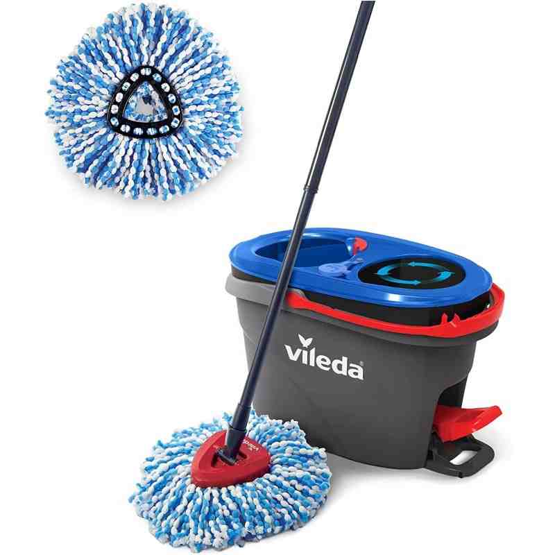 VILEDA EasyWring RinseClean Spin Mop & Bucket System with 1 Extra Refill - [DefendUse.com] -  - Vileda® Professional