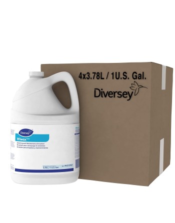 Diversey 94512767 Wiwax Cleaning & Maintenance Emulsion Liquid, Commercial Strength Sealer, Concentrate, 1-Gallon (Pack of 4) - 