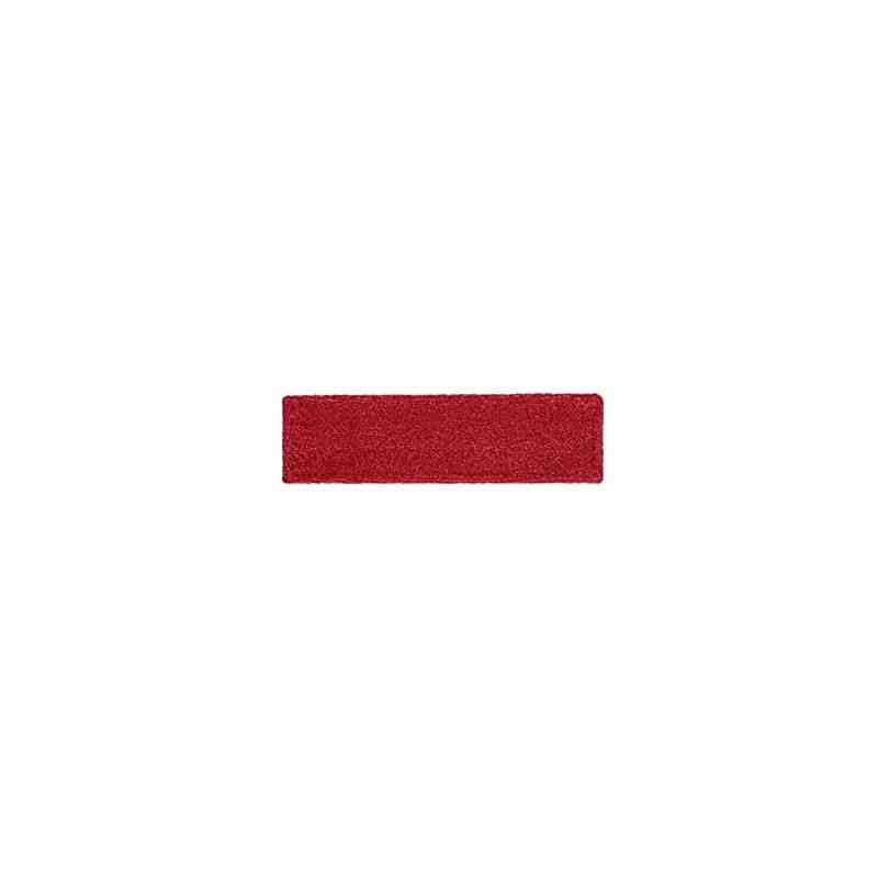 Rubbermaid 2132423 Microfiber Flat Mop Pad, Red, Case of 12 - [DefendUse.com] - 2132423 - Commercial & Home Cleaning Solutions