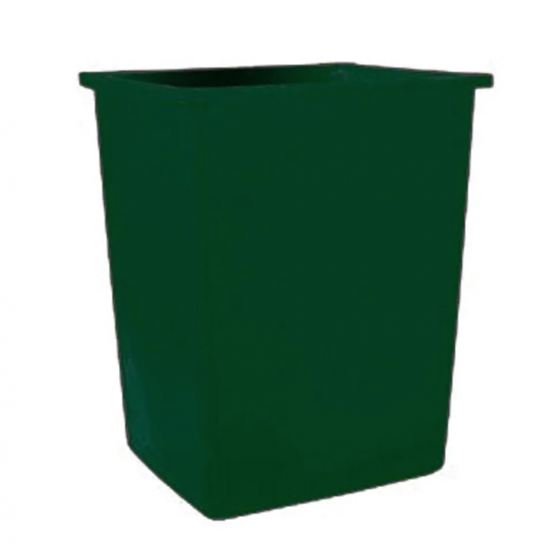 Rubbermaid FG256B06DGRN Glutton Recyling Container 56G - Green - [DefendUse.com] - FG256B06DGRN - Recycling Containers