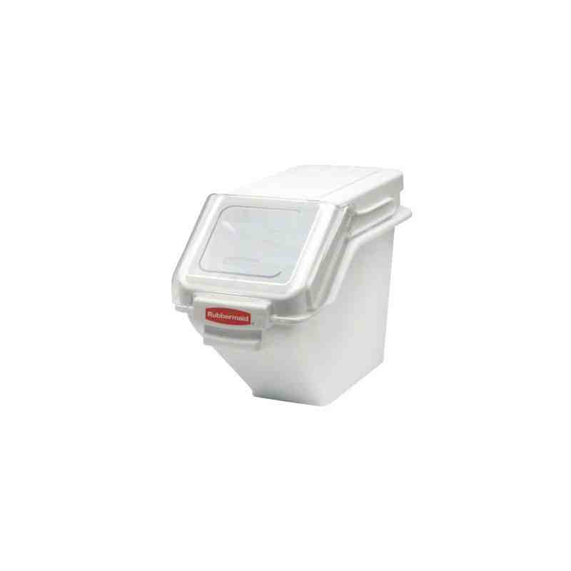 Rubbermaid FG9G5700WHT ProSave 6.3 Gallon / 100 Cup White Shelf Ingredient Storage Bin - [DefendUse.com] - FG9G5700WHT - Totes /