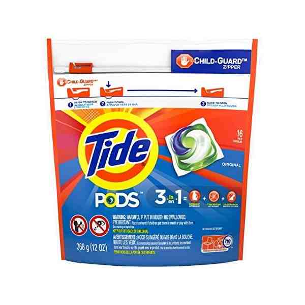 Tide 37000-93035 Liquid Laundry Detergent Pods Original, Case of 6/16ct - [DefendUse.com] - 37000-93035 - Tide Liquid Laundry De
