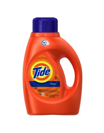 Tide Original Liquid Laundry Detergent, 2X Efficiency, 24 Loads,  1.09L - [DefendUse.com] - 10037000885822 - Tide Liquid Laundry