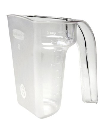 Rubbermaid FG9G5200CLR Bouncer Portioning Scoop, 3 Cups Capacity - [DefendUse.com] - FG9G5200CLR - Measuring Tools