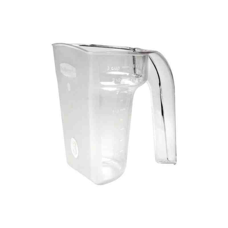 Rubbermaid FG9G5200CLR Bouncer Portioning Scoop, 3 Cups Capacity - [DefendUse.com] - FG9G5200CLR - Measuring Tools