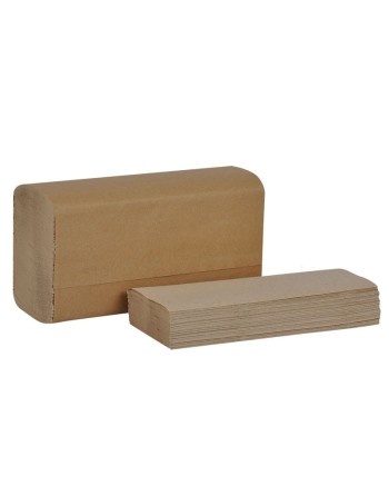 Prime Source Multi Fold Hand Towel, Brown, 250 Sheets/Pack, 16 Packs/Case - [DefendUse.com] - 75000253 - Multi-Fold Paper Towel