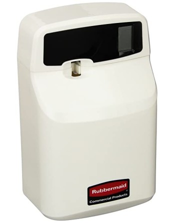 Rubbermaid FG516900OWHT SeBreeze 9000 Programmable Plus Metered Aerosol Odor Control Dispenser, Off-White - [DefendUse.com] - FG