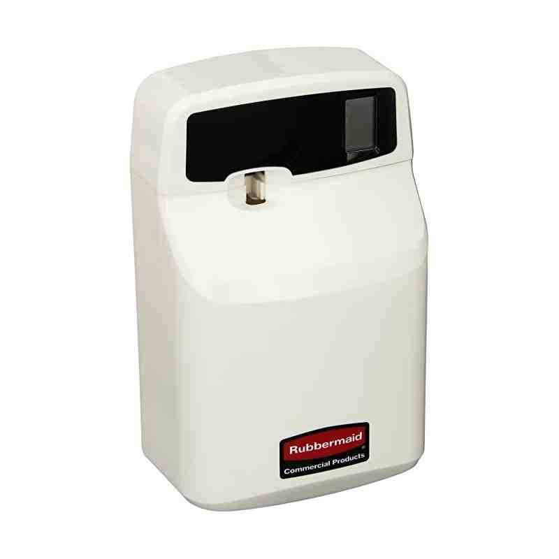Rubbermaid FG516900OWHT SeBreeze 9000 Programmable Plus Metered Aerosol Odor Control Dispenser, Off-White - [DefendUse.com] - FG