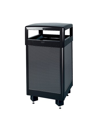 Rubbermaid FGR36HT500PL Refuse Container (Hinged Top, 29-Gallon) - [DefendUse.com] - FGR36HT500PL - Dimension Series