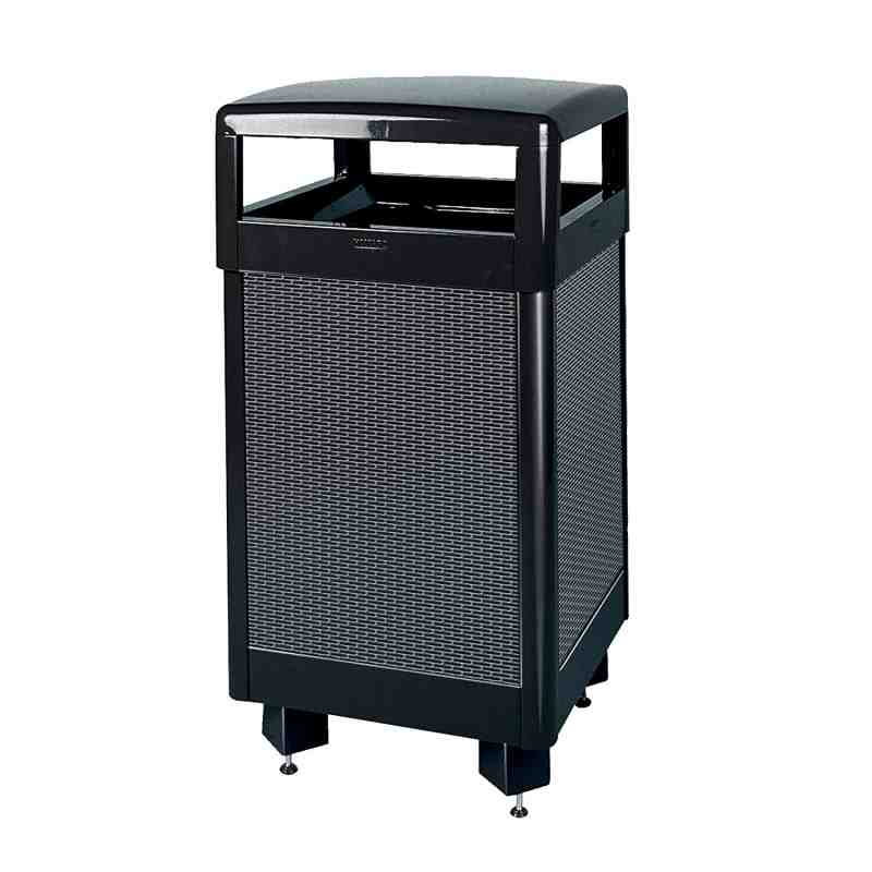 Rubbermaid FGR36HT500PL Refuse Container (Hinged Top, 29-Gallon) - [DefendUse.com] - FGR36HT500PL - Dimension Series