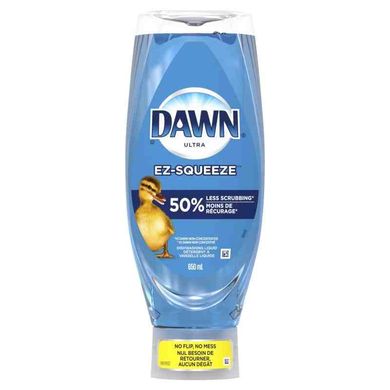 Dawn EZ-Squeeze Ultra Dishwashing Liquid Dish Soap, 650 mL, Case of 6 - [DefendUse.com] - 10030772009083 - Dawn® Dish Soap Produ