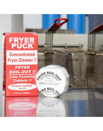 QUEST VAPCO 401304001-30PK Fryer Puck, Deep Fat Fryer, Boil-Out Cleaner Tabs, Pack of 5, Case of 6 Packs, 30 Ct - [DefendUse.com