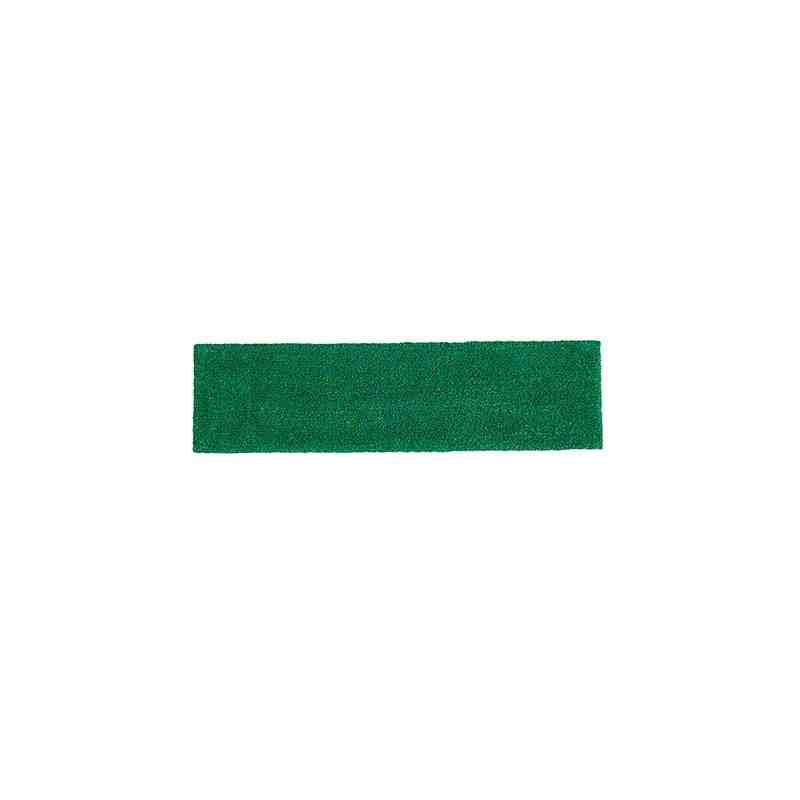 Rubbermaid 2132431 Microfiber Flat Mop Pad, Green, Case of 12 - [DefendUse.com] - 2132431 - Microfiber Wet Floor Pads