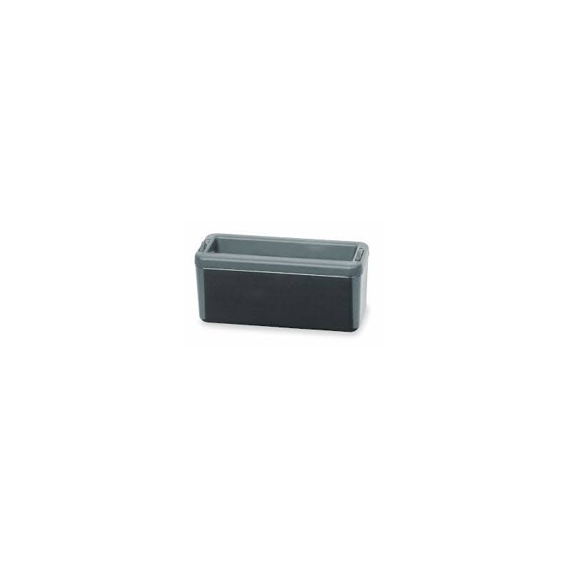 Rubbermaid® FG258300BLA Classic Black Wall Mount 10 In Smoking Urn - [DefendUse.com] - FG258300BLA - Smoking/Cigarette Receptacl